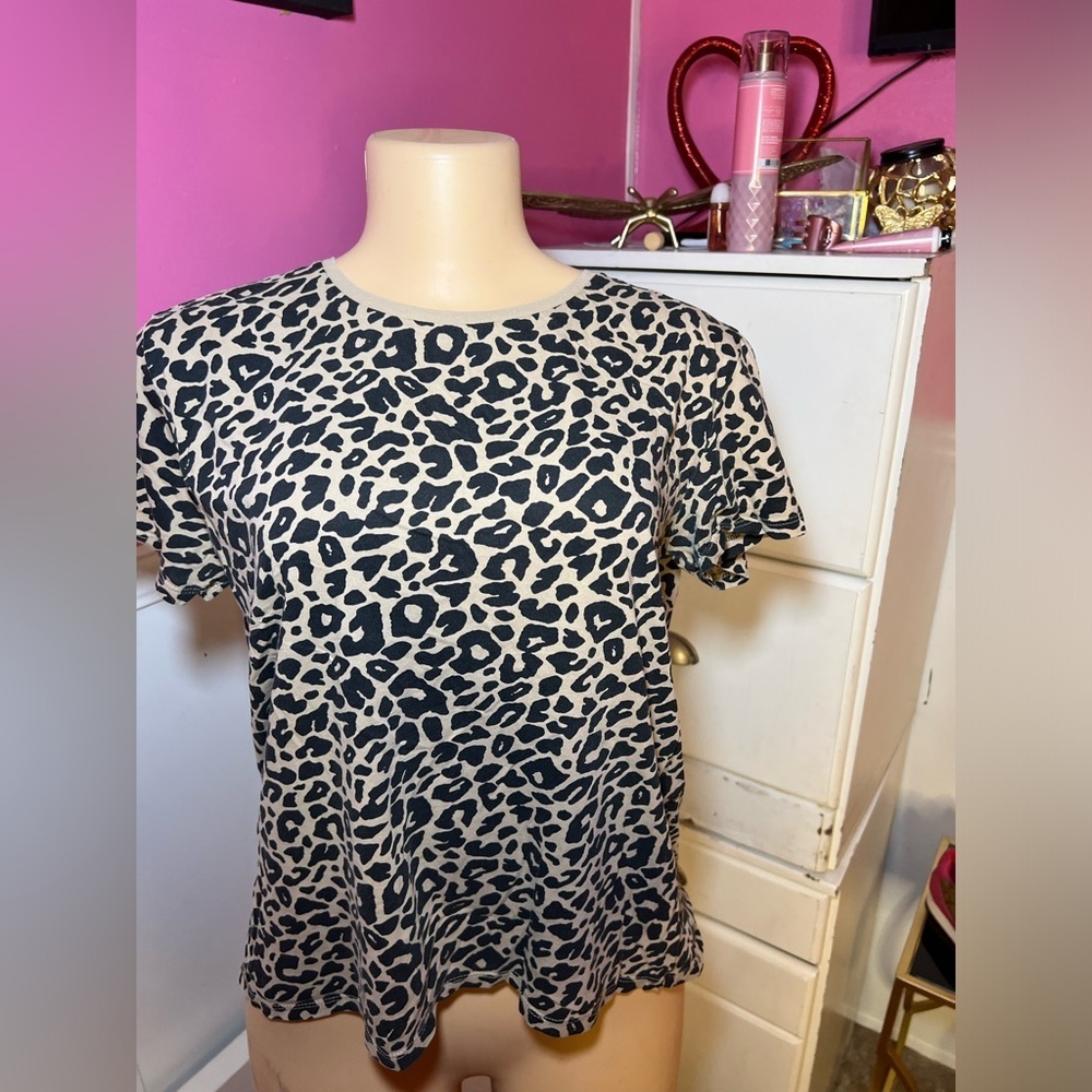 Leopard Print Women's Top